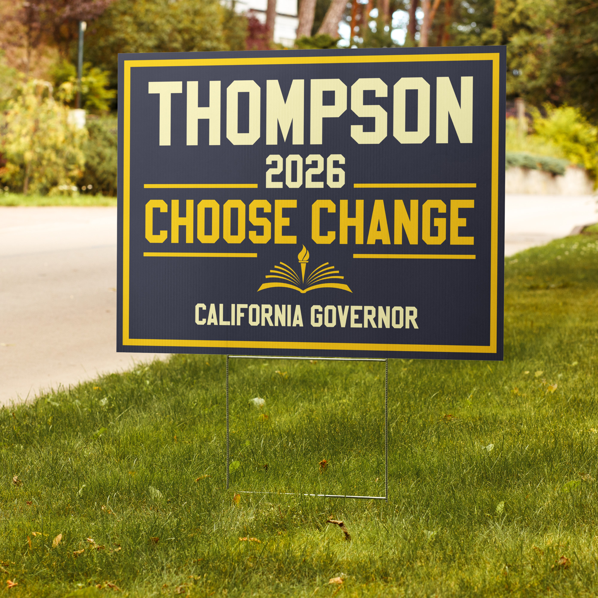 Choose Change Yard Sign